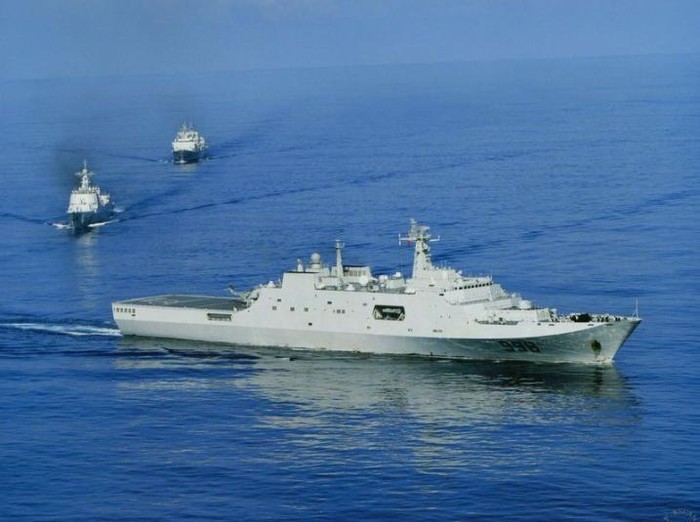 Biên đội tàu chiến Hải quân Trung Quốc tiến hành nhiệm vụ hộ tống ở Ấn Độ Dương